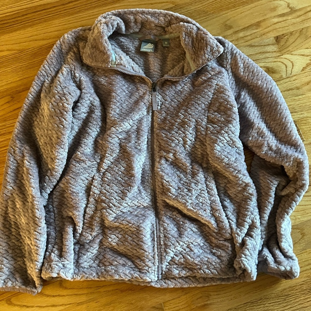 Cozy Textured Zip-Up Jacket